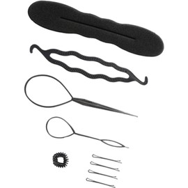 Accesorios para el peinado del cabello, nueva moda Hair Bun Maker Trenzado Styling Disk Twist Tools Accesorios de bricolaje, Kit de herramientas para modelar el cabello (#2)