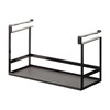 Yamazaki 2467 Under Cabinet Seasoning Rack, Black, Approx. W 12.0