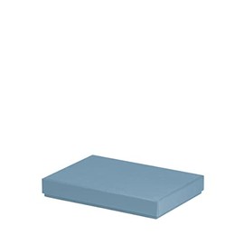 Rössler Papier Boxline 13521453151 Cardboard Box Rectangular Suitable for DIN A5 Denim Pack of 1