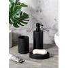 Bathroom Accessory Set 5 Pcs,SURUI Complete Matte Black Bathroom Accessory