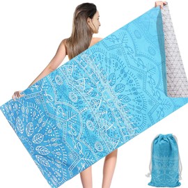 NovForth Beach Towel, 180 x 90 cm, Microfibre Beach Towel with Bag, Quick-Drying Sports Towels, Travel Towel, Sauna Towel, Portable Bath Towel, Large for Travel, Beach, Spa, Sauna