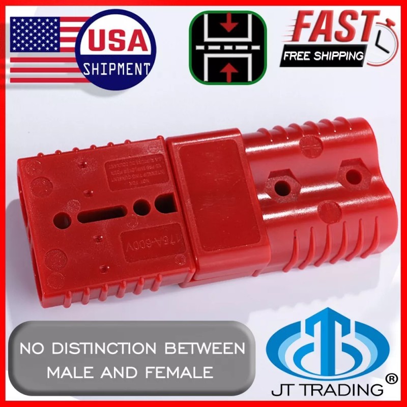 JTtrading 175A Battery Quick Connect Disconnect Jumper Connectors Cable Kit
