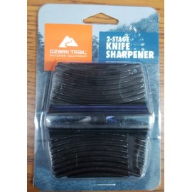 Knife Ozark Trail 2 Stage Knife Sharpener Camping Kitchen Outdoor Indoor Fishing