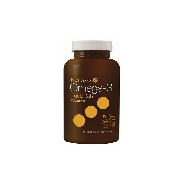 Nutra Sea + D Omega-3 Liquid Gels + Vitamin D (Fresh Mint) - 100 Softgels