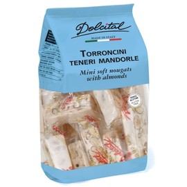 Dolcital Torroncini Teneri Nougatstücke mit gerösteten Mandeln, weich, 130 g (1 Stück)