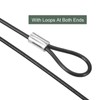 YOKIVE 4 Pcs Safety Cable Locks, Stainless Steel Security Wire