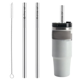 Stainless Steel Straws Gifts for Boyfriend Girlfriend Birthday Gifts for Husband Wife Birthday Christmas Gifts for His Crazy Her Weirdo Straw Couples Gifts for Women Men,12in Long,0.3in Wide