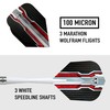 Harrows Wolfram 97% Tungsten Steel Tip Darts Set 21g, 22g,