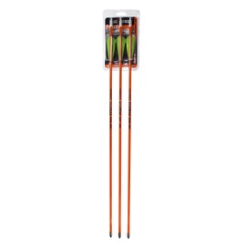 Dead Ringer 3-Pack of Youth Arrows | Archery 26" Fiberglass Arrows Ideal for Beginning Target Archer | Practice Arrows for Bows with Up to 29 lb. Draw Weight, Orange