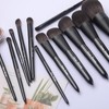 EVRCHGIEA Makeup Brush Sets, 12 PCS Wood Handle Soft Synthetic