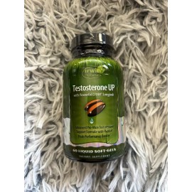 Irwin Naturals Testosterones Up 60 Ct Soft-Gels EXP 4/26
