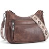 KITEVIUN Trendy Vegan Leather Crossbody Bag for Women with Adjustable