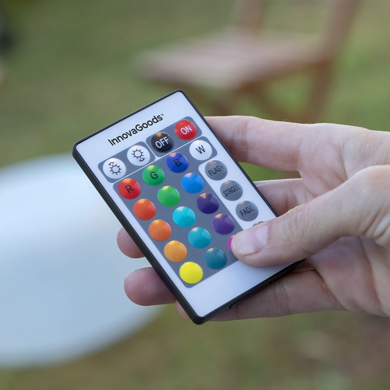 InnovaGoods PULIGHT Inflatable Chair, White, Unica