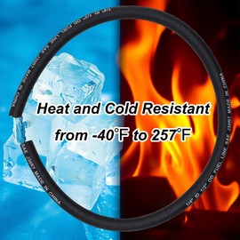 Strongthium 1/4 inch ID Fuel Line Hose 25" + Inline Gas Fuel Filter + Fuel Shut Off Valve Compatible with Briggs Stratton MTD Cub Cadet 298090S 5414K 283207 791850 95162S Lawnmower Small Engine