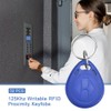 EUIEUT 50 Pcs 125kHz RFID Key Fob Proximity ID Card