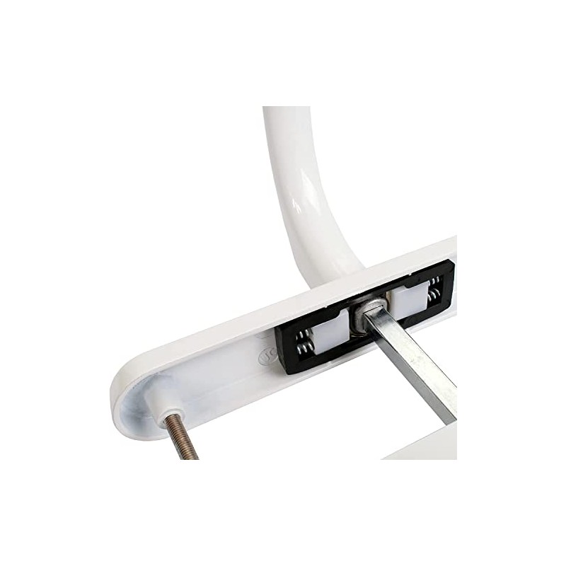 uPVC Door Handles Set Lever/Lever White 92pz - 210mm Screw