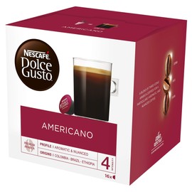 Nescafe Dolce Gusto Caffe Americano Coffee Pods (Pack of 3, Total 48 Capsules)