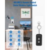 Black Remote Control Outlet, WILAWELS Wireless Remote On Off Switch