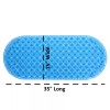 SlipX Solutions Mildew Resistant Bath Safety Mat with Suction Cups: