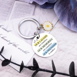 Cxulquvs Best Friend Gift for Women Friendship Keychain for Bestfriend Bff Best Friend Christmas Birthday Gifts for Friends Female Friendship Gift for Women
