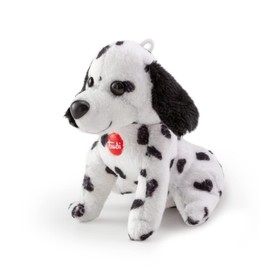 Trudi TUDF6000 Sweet Collection Small Dalmatian Approx. 9 cm, Size XXS, Stuffed Toy with Soft Materials and Lovely Details, Plush Toy, Washable, Cuddly Toy for Children and Babies, Black/White