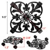 Goaste Cast Iron Plant Caddy, 11" Heavy Duty Plant Stand,