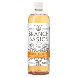 Branch Basics Concentrate REFILL- Multi-surface All Purpose Cleaner Concentrate - Laundry, Kitchen, and Bathroom Cleaner (33.8 Oz) Fragrance-Free