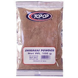 TOP OP - Shikakai Powder - Care for dandruff & thinning hair - Alleviates itchy scalp - Replaces shampoo & conditioner - Provides silky shine & volume - 100 gr