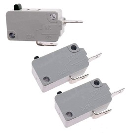 Yoiilnz KW3A Microwave Oven Door Switch 16A 125/250V Door Interloc (2 Normally Open and 1 Normally Closes)
