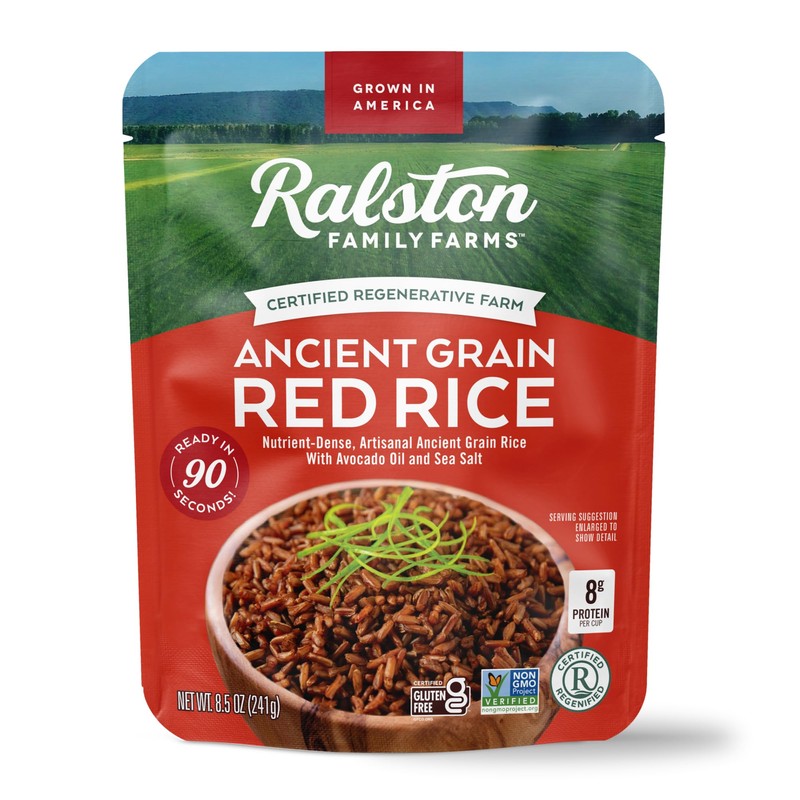 Ralston Family Farms Ancient Grain Red Rice, 8.5 OZ, Ready