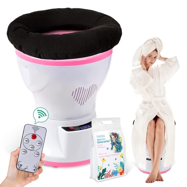 TOKPELA Yoni Kit, Yoni Seat for Women V Cleaning and Tightening, Yoni V Pot, V Steaming Seat Kit, V Steam kit, V Steam Seat at Home Kit With 20 Bags Yoni Herbs, Ph Balance, Postpartum Care and more