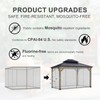 BPS 10' x 13' Gazebo Universal Mosquito Netting Screen Replacement,