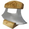 Alaskan Ulu, Inupiat Style with Polar Bear Etched Handle, 6"