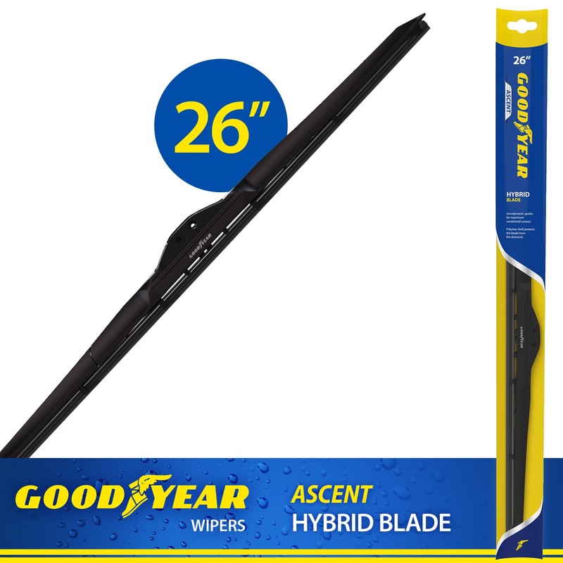 Goodyear Ascent 26" Hybrid Windshield Wiper Blade, Replacement Hybrid Windshield