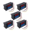 diymore 5PCS 0.28" Volt Amp Meter Digital Voltmeter Ammeter DC