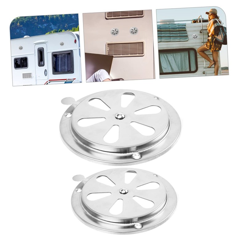 MAGICLULU 2Pcs Ventilation Cover Adjustable Louvered Vent Grille for Rv