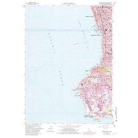 YellowMaps Redondo Beach CA topo map, 1:24000 Scale, 7.5 X 7.5 Minute, Historical, 1963, Updated 1982, 30.3 x 22 in - Paper