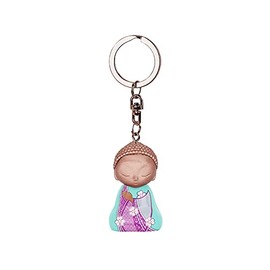 LITTLE BUDDHA Women's Keychain, multicoloured, 4.5 cm, multicoloured, one size, multicoloured