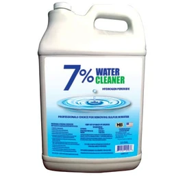 WATER CLEANER 7% PEROXIDE 5 GALLON CASE WITH 2 (2-1/2) GALLON JUGS