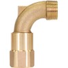 Swivel Elbow for Quick Coupling, Brass, 3/4"