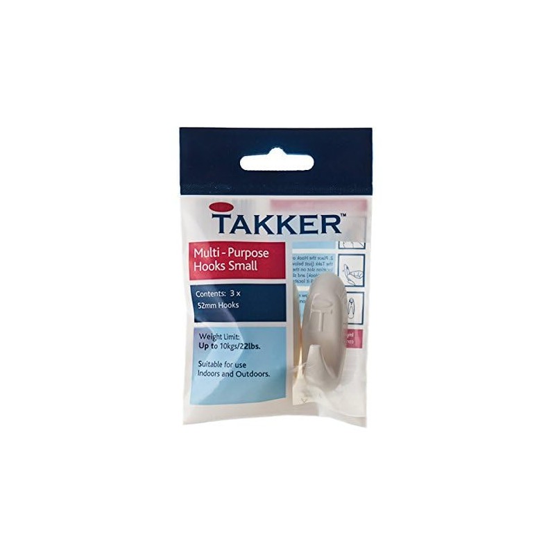 Takker - Multi-Purpose Hooks | Picture Hanging Kit Hooks -