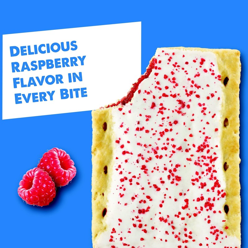 Pop-Tarts Toaster Pastries, Frosted Raspberry 13.5oz (12 Count)
