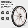 20" Flat Free Tire and Wheel with 3/4" & 5/8"