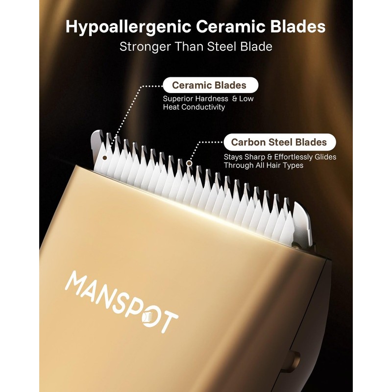 Manscape Groin & Body Hair Trimmer for Men, Gifts for