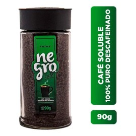 Cafiver Negro Descafeinado 90g Frasco.                                                                                                                
