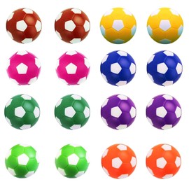 16Pcs Foosball Table Balls 1.42 Inch Table Soccer Balls for Foosball Tabletop Game Foosball Accessory Replacements Multicolor World Cup Foosball/Gifts