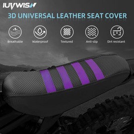 IUVWISN Dirt Bike Seat Cover for Surron Sur Ron Light Bee X/S Electric Bike Purple,High Elastic Rubber,Can be Used for Thickened and Widened Seat, WX111720099