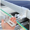 Gadpiparty Solar Panel Mounting Bracket for Roofs Sturdy Foot Design