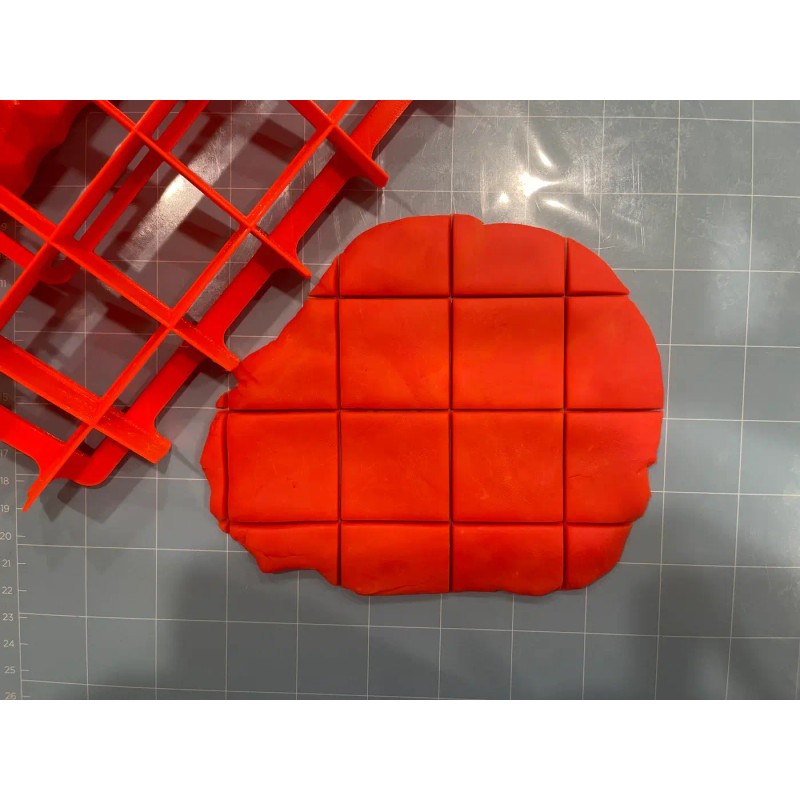 Cookie Cutz 1.5”x 36 Square Multi Cutter with Handle (Open