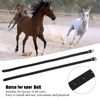 Jiawu Spur Straps Leathers Lengthen Pair with Stainless Steel Buckle